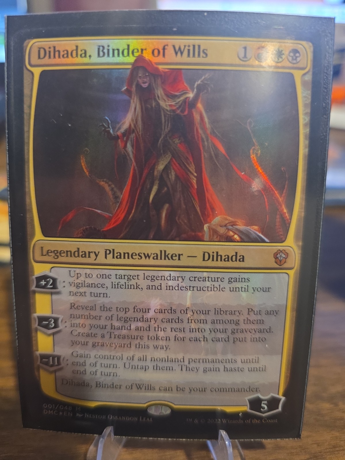 Dihada, Bin-der of Wills Dominaria United Commander Foil Card M/Nm Condition