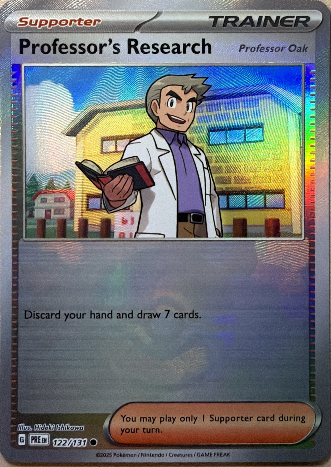 Professor’s Research [Professor Oak] (Poke Ball Pattern) Holo Common SV: Prismat
