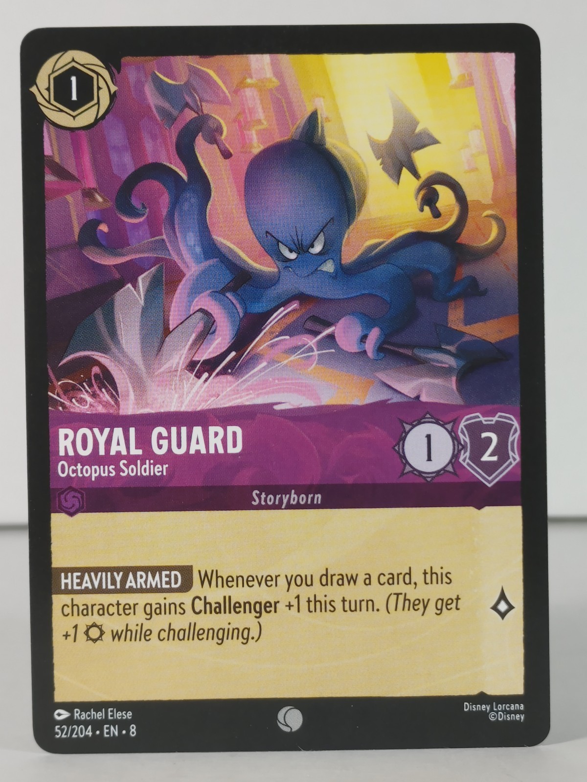 Royal Guard – Octopus Soldier – LORCANA – Reign of Jafar – 52/204 – singles