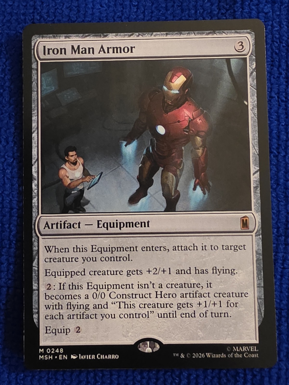 Iron Man Armor (Extended Art) – Marvel Super Heroes MTG Regular