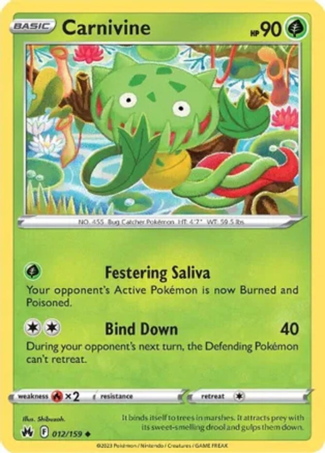 Carnivine – 012/159 – Uncommon – Near Mint