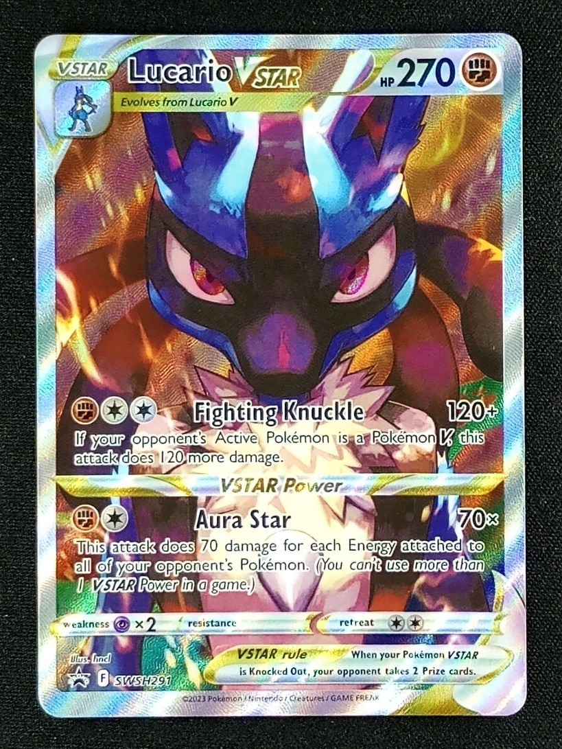 Lucario VSTAR Holo Promo SWSH: Sword & Shield Promo Cards SWSH291 NM