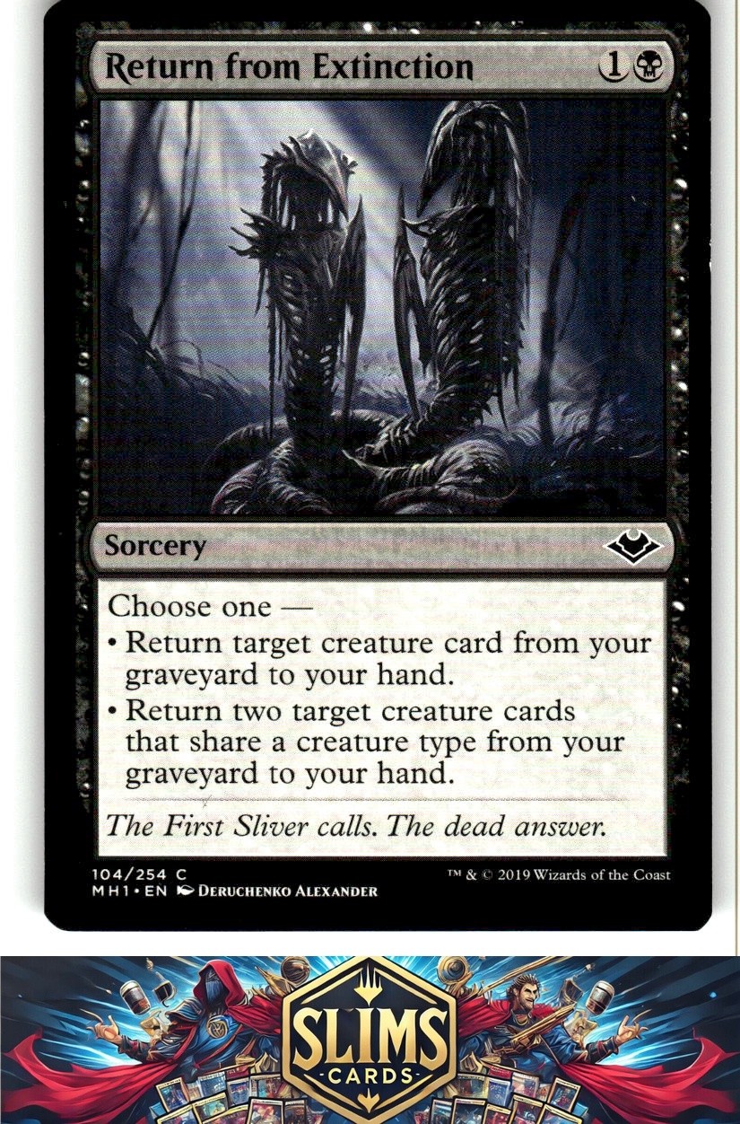 Magic the Gathering MTG Modern Horizons Return from Extinction #104 Buy 2 Get 1