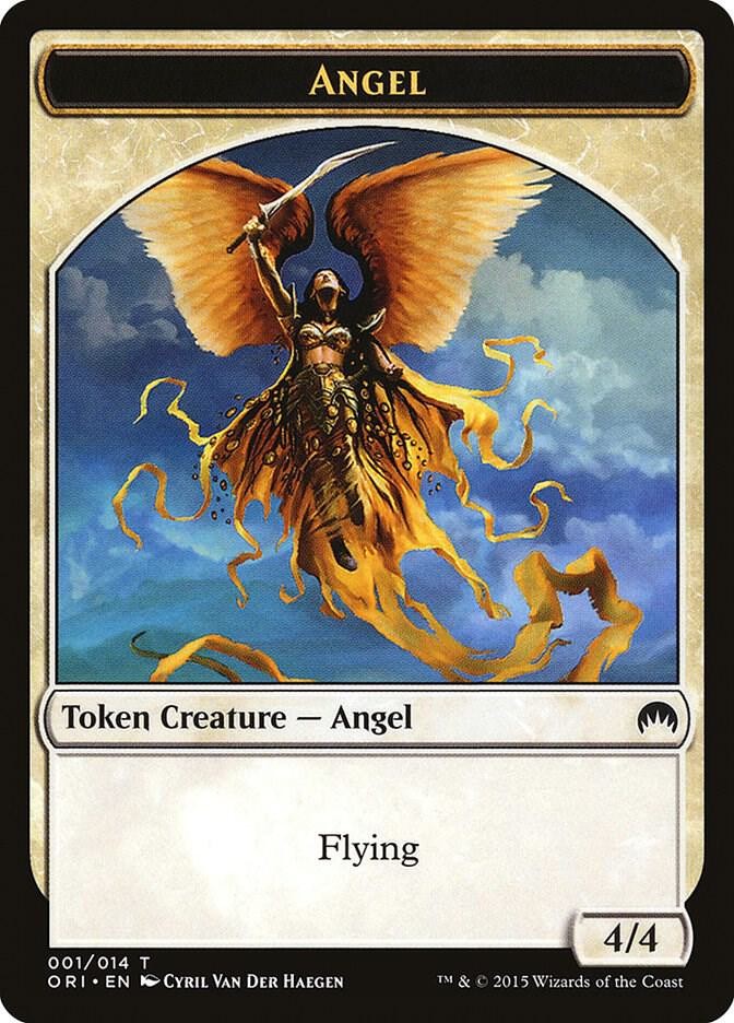 Angel Token 1 Token Magic Origins Magic: The Gathering NM/M