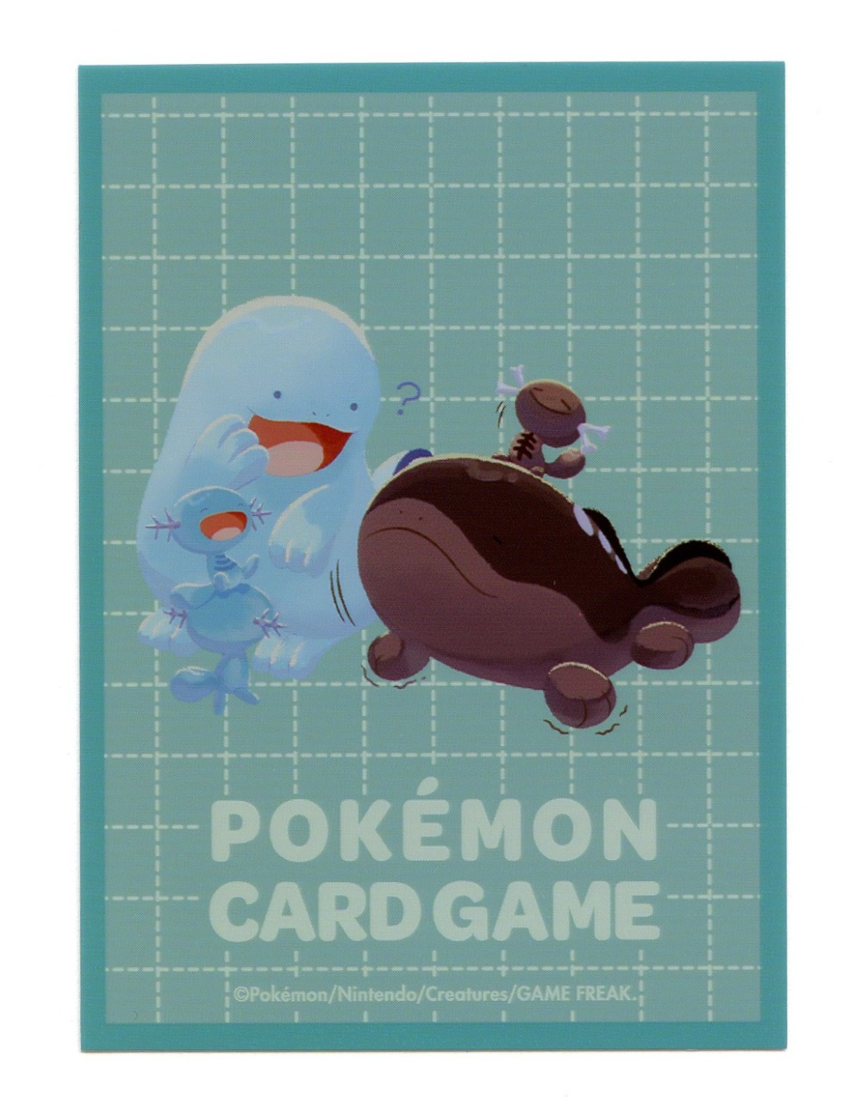 Two of a Kind Quagsire & Clodsire Individual Card Sleeve Pokemon Japan Original