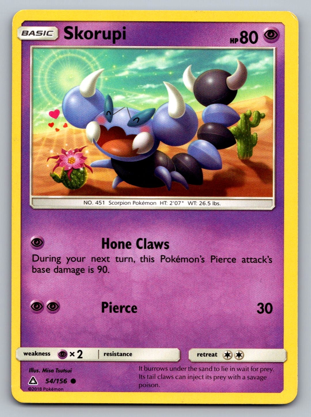 Pokemon TCG SM – Ultra Prism Skorupi 54/156
