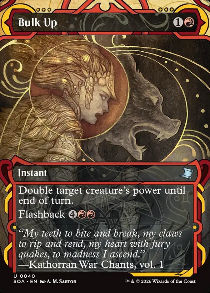 MTG SOS Mystical Archive *FOIL* U Bulk Up #0040