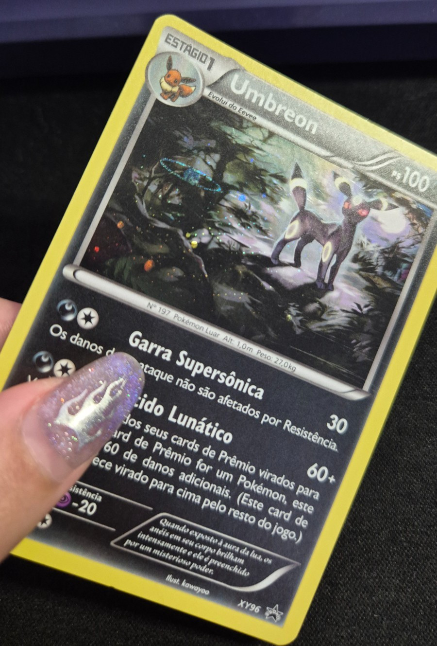 Pokemon TCG Umbreon XY96 Promo saturn holo – Portuguese BR