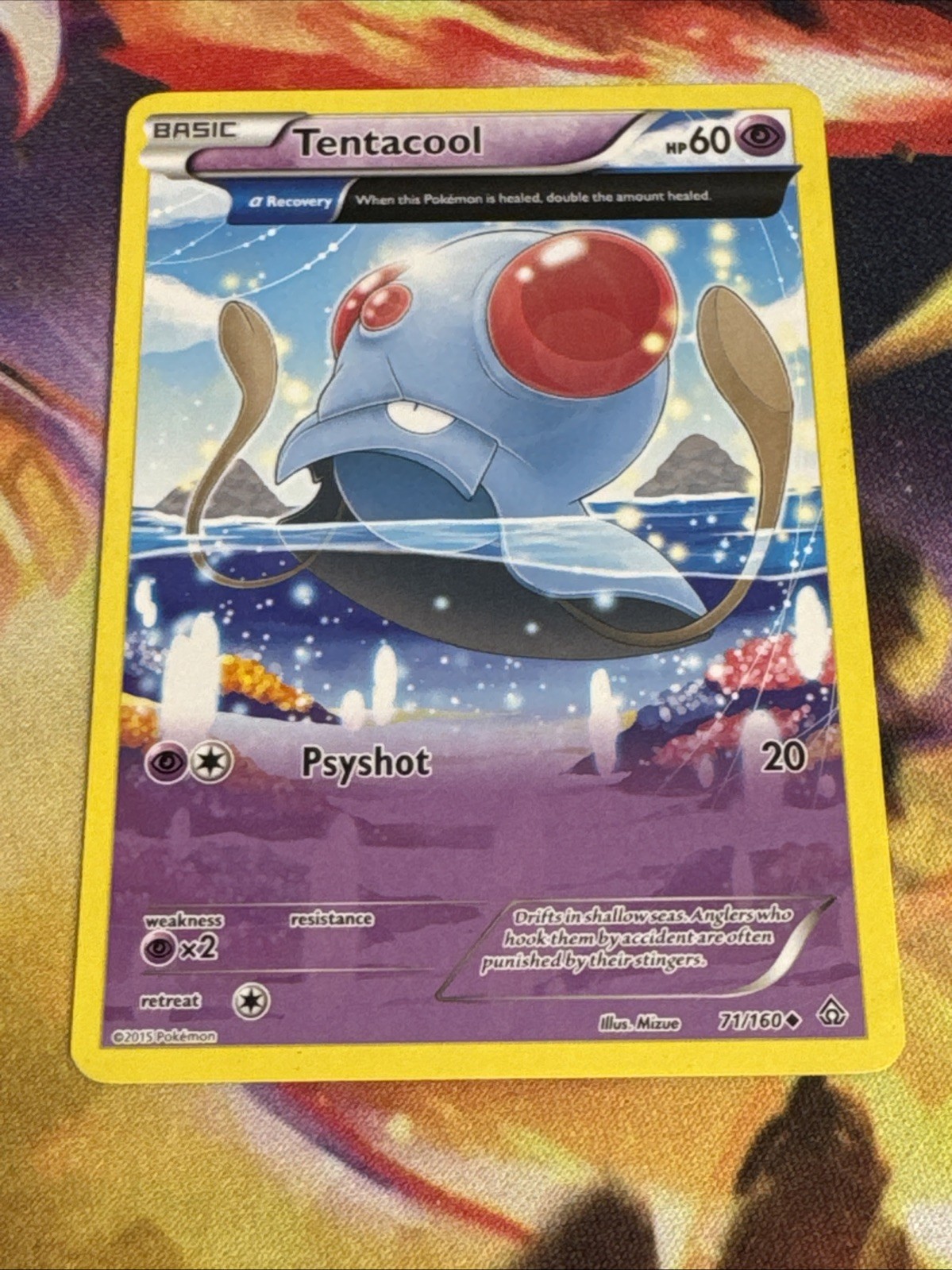 Tentacool 71/160 Uncommon Primal Clash Pokemon