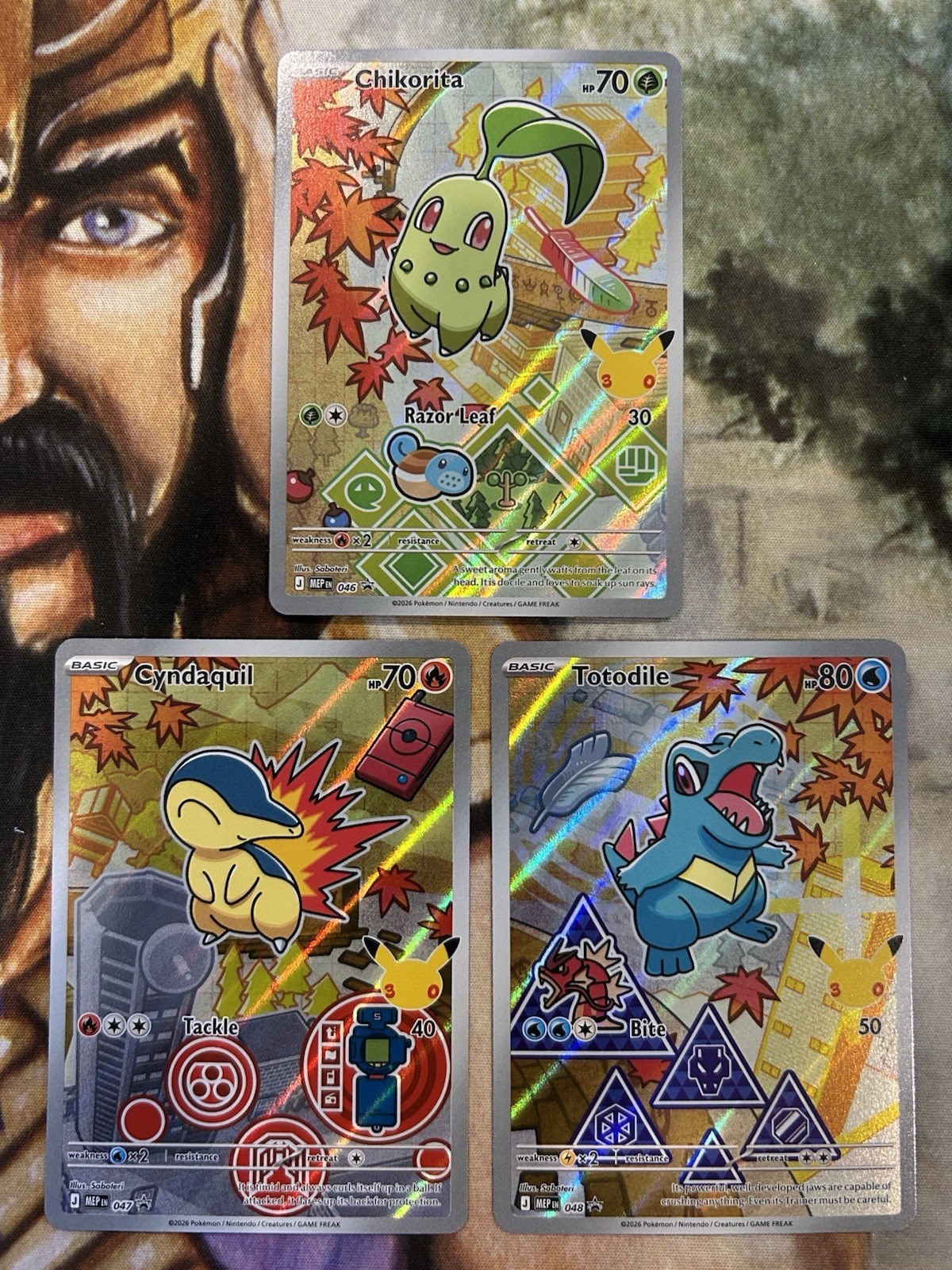 Pokémon First Partner Series 2 Johto Gen 2 Full Art Set Totodile – NM 🔥