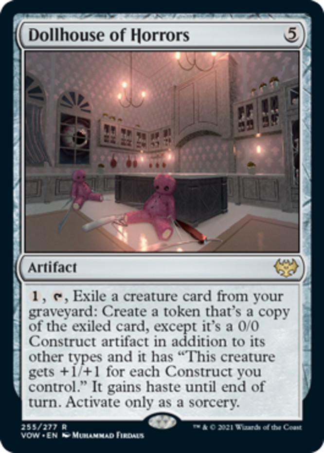x1 Dollhouse of Horrors – Foil R MTG Innistrad: Crimson Vow M/NM, English