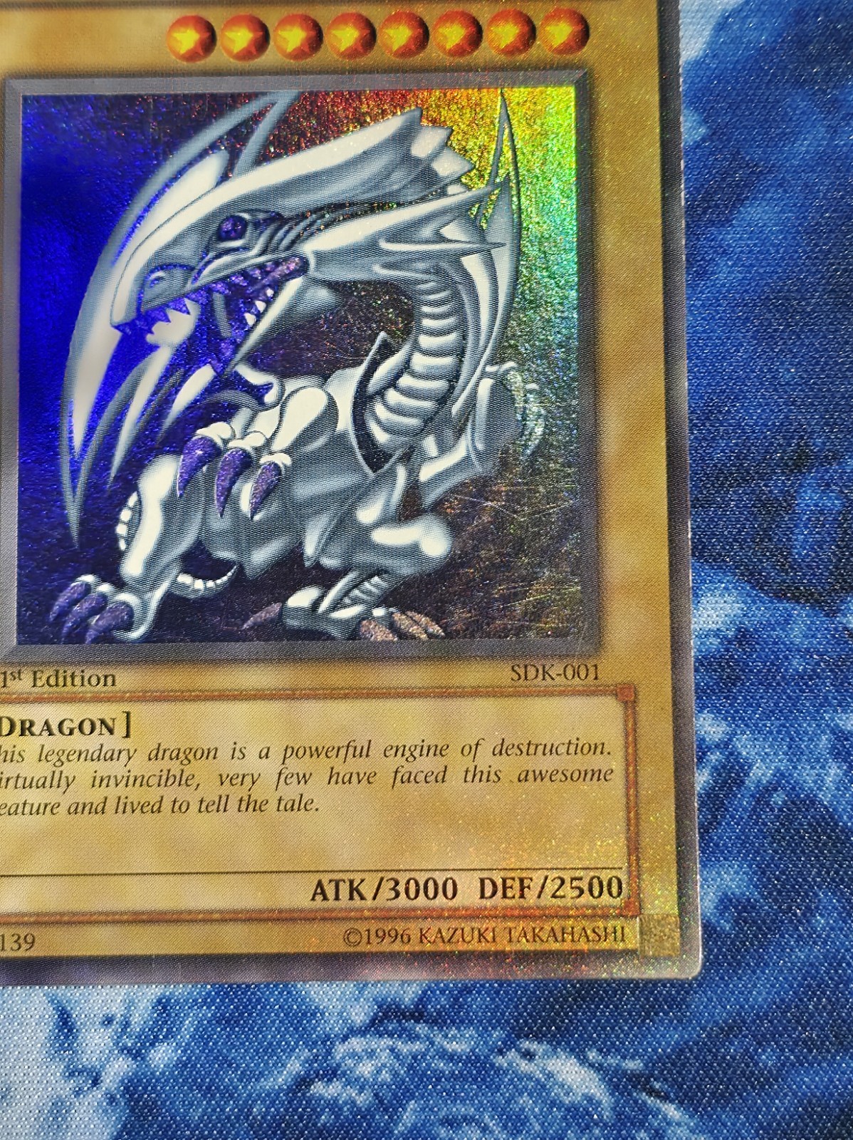 Blue-Eyes White Dragon 1st Edition Starter Deck Kaiba (SDK) LP