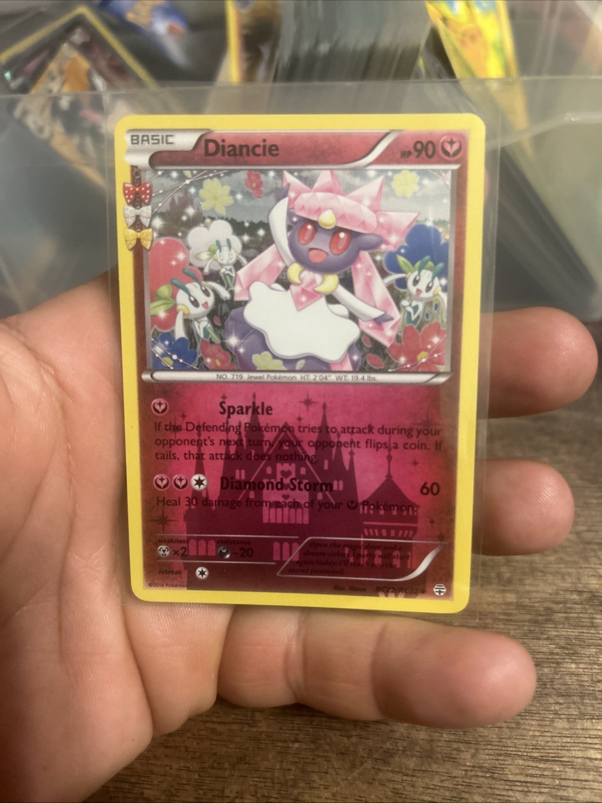 Pokemon TCG Diancie 068/189 SWSH10 Astral Radiance Holo Rare ENG 90 HP