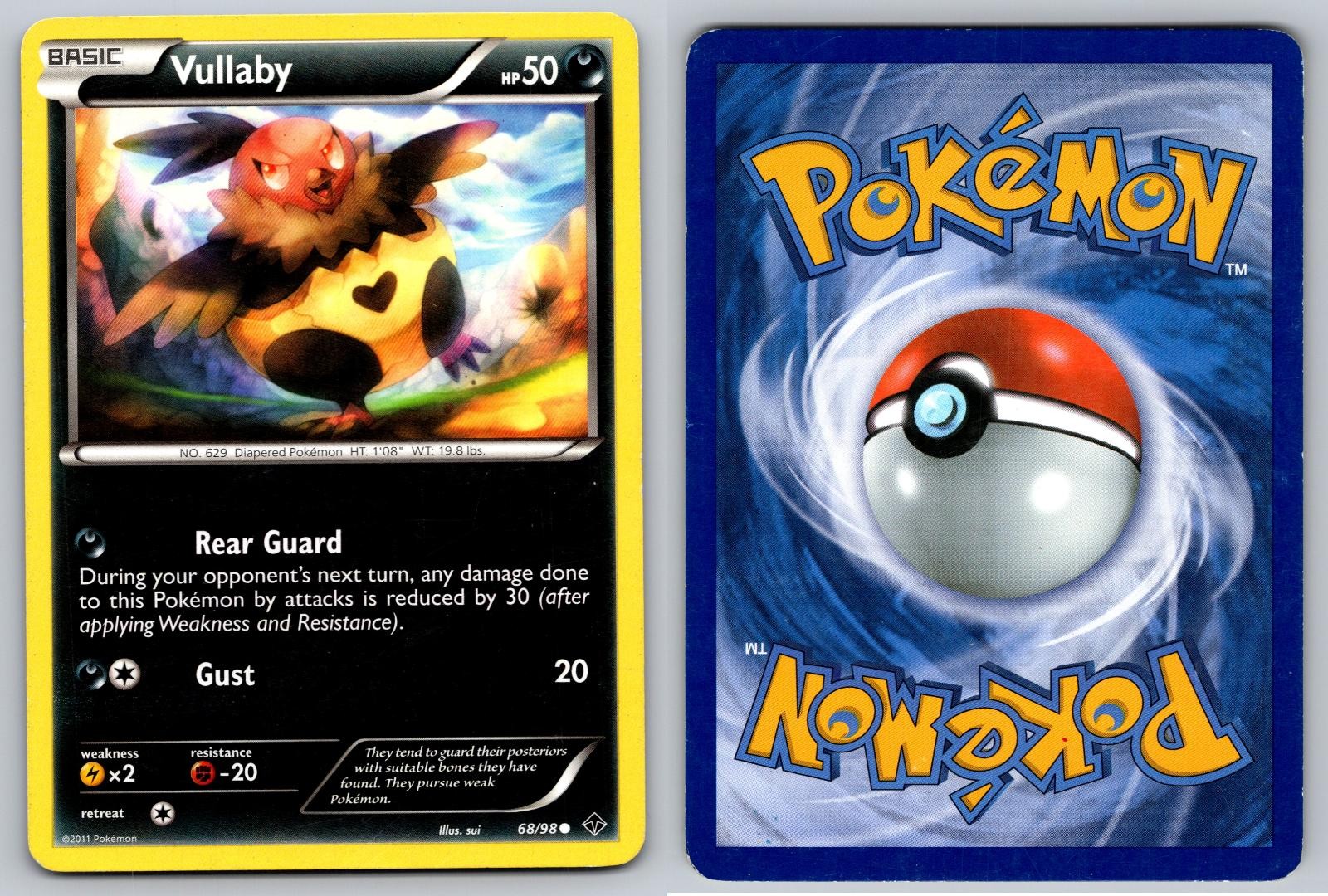 VULLABY 68/98 COMMON EMERGING POWERS POKEMON MP