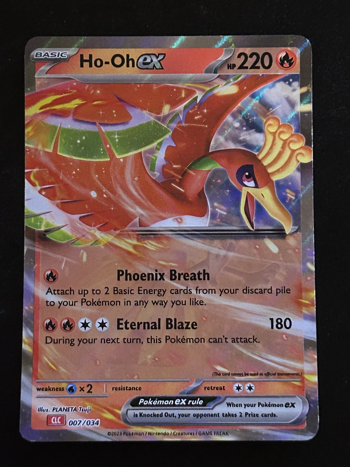 Ho-oh ex 007/034 CLC NM English Pokemon TCG Classic Charizard Deck #007