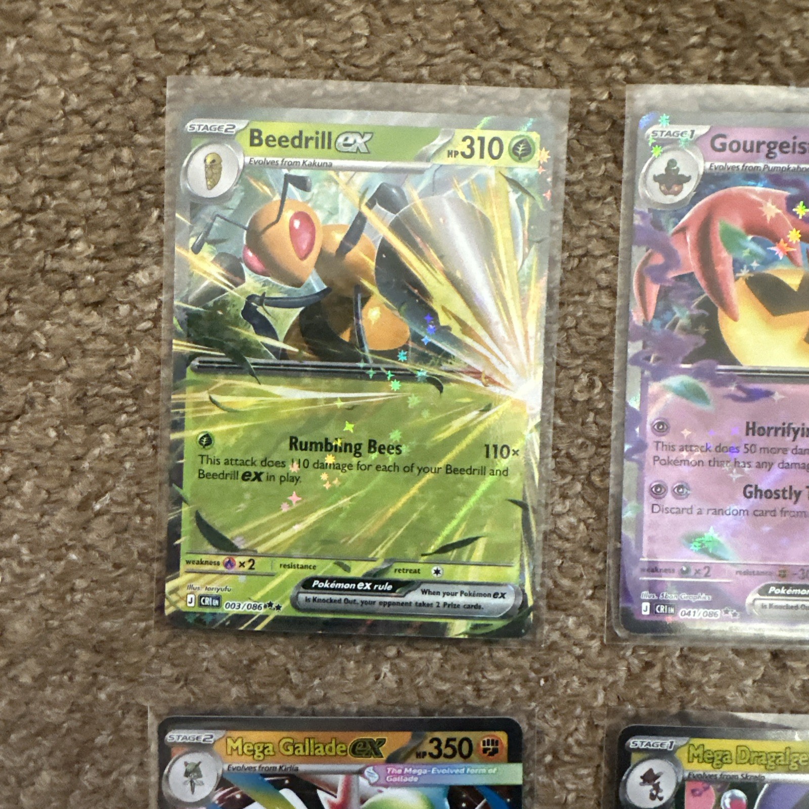 Pokemon TCG Chaos Rising Full Pokémon EX Base Collection – 10 Cards All In