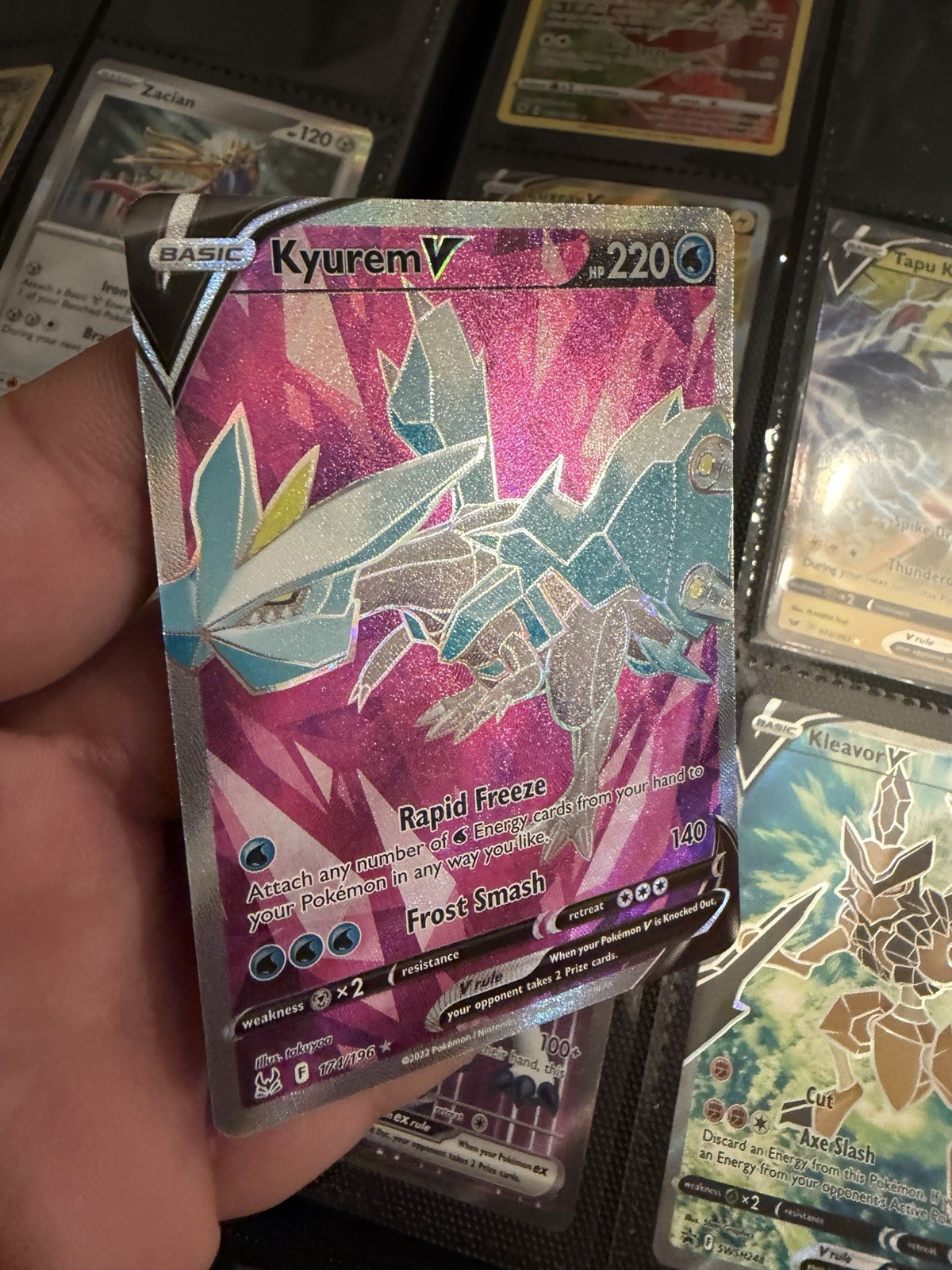 Kyurem V (Full Art) 174/196 Swsh11: Lost Origin Holo