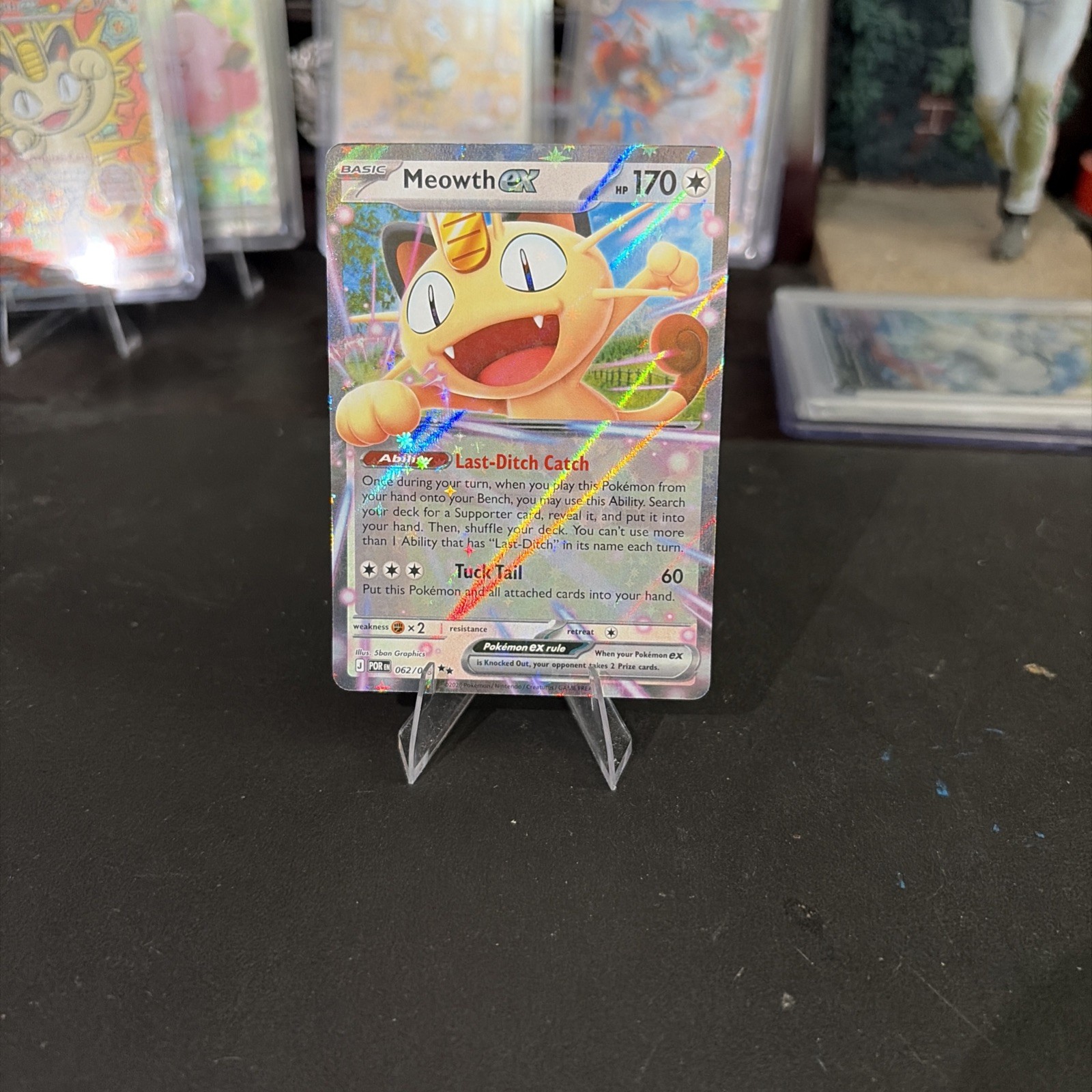 Meowth ex 062/088 Me03: Perfect Order Holo