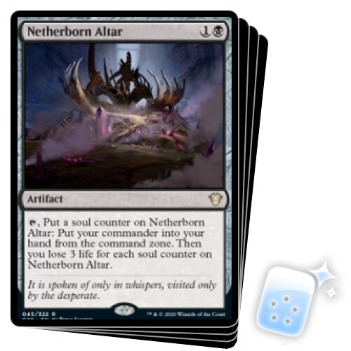 NETHERBORN ALTAR X4 Commander 2020 Magic MTG MINT CARD