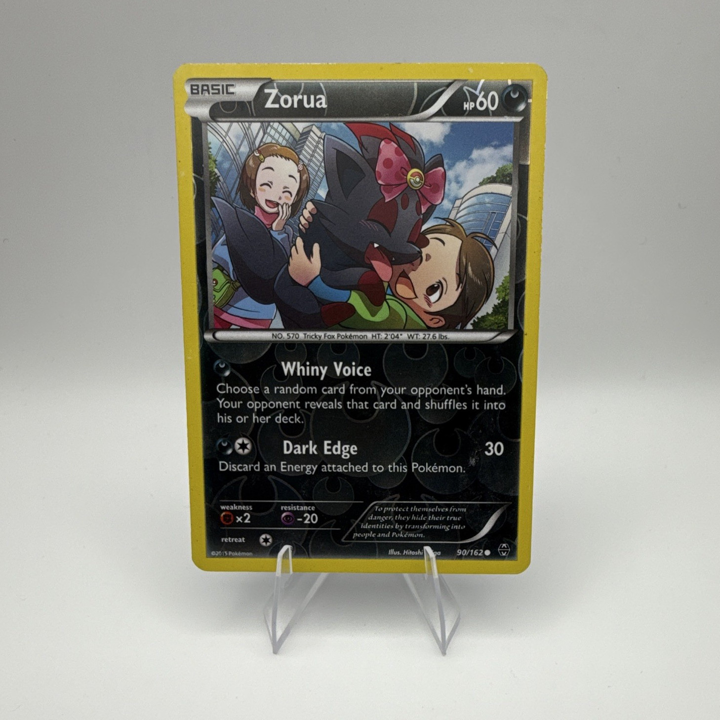 Zorua 90/162 XY BREAKthrough Reverse Holo Common Basic 60HP EN Pokemon TCG
