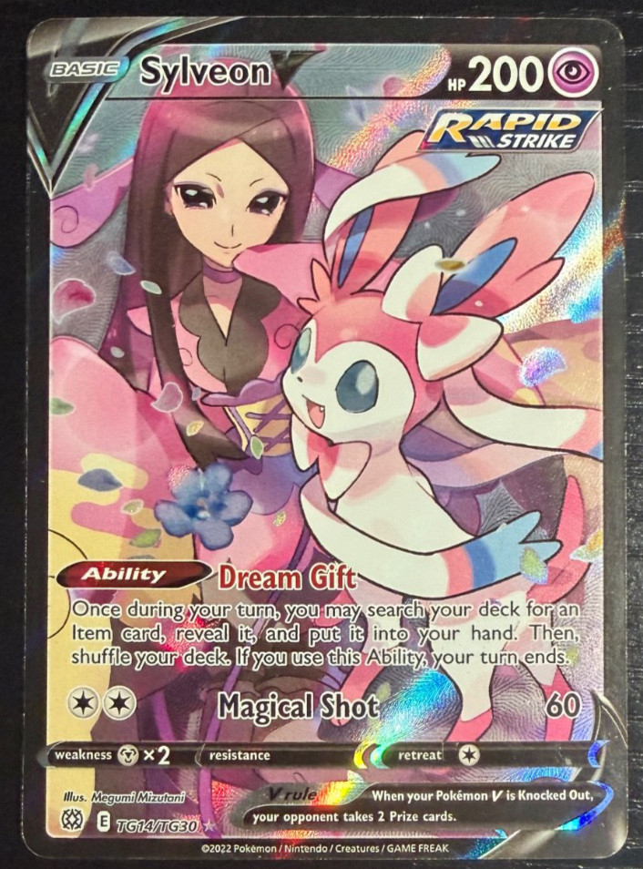 Sylveon V TG14/TG30 Swsh09: Brilliant Stars Trainer Gallery Holo