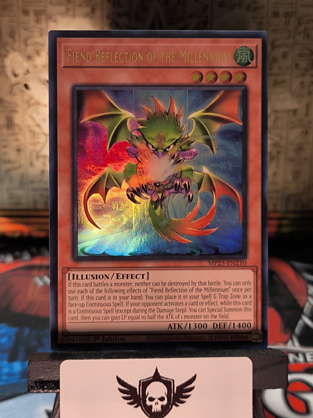 Yu-Gi-Oh! TCG Fiend Reflection of The Millennium Ultra Rare 1st Ed MP25-EN210 NM