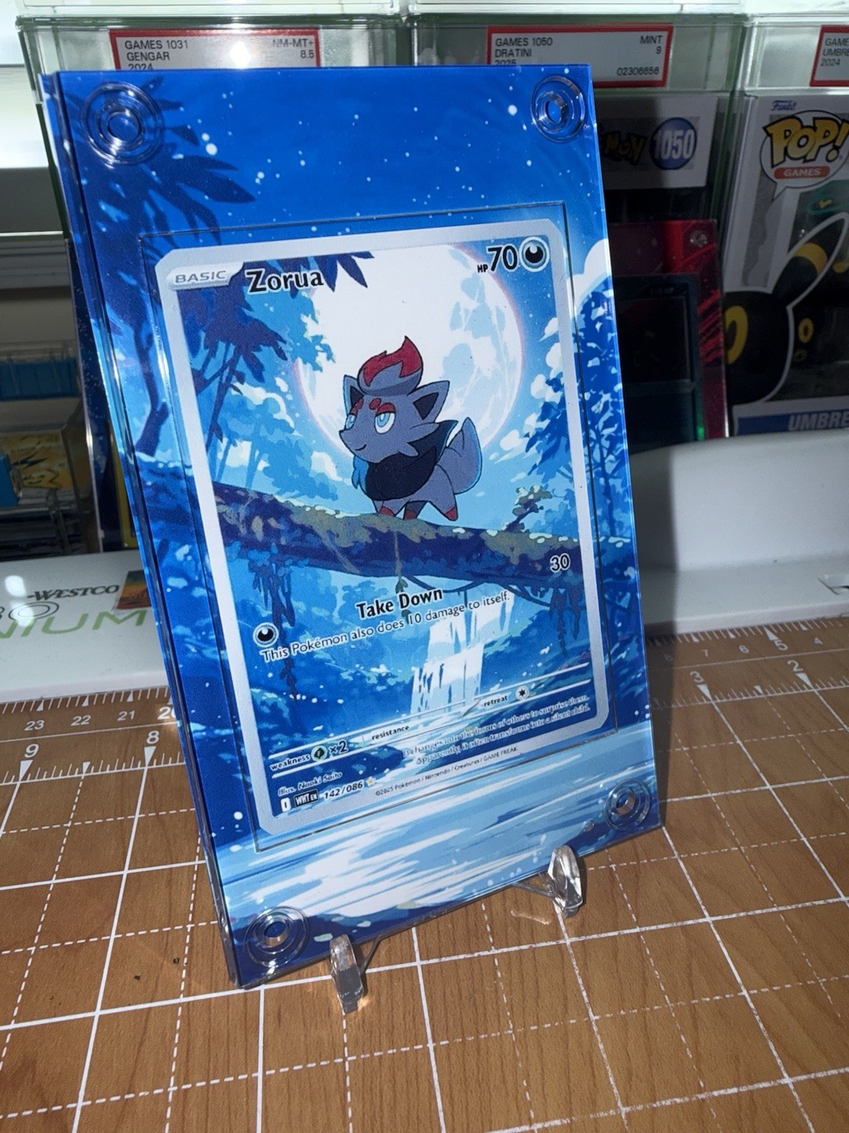 Zorua 142/086 Sv: White Flare Pokemon Extended Art Case