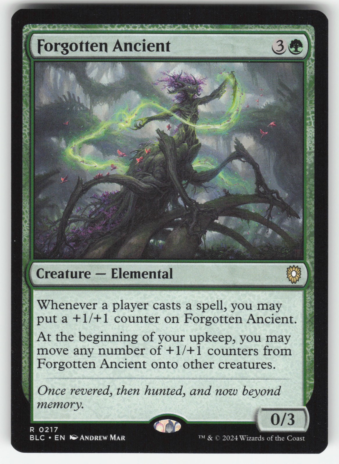 Forgotten Ancient Commander: Bloomburrow 217 R NM MTG