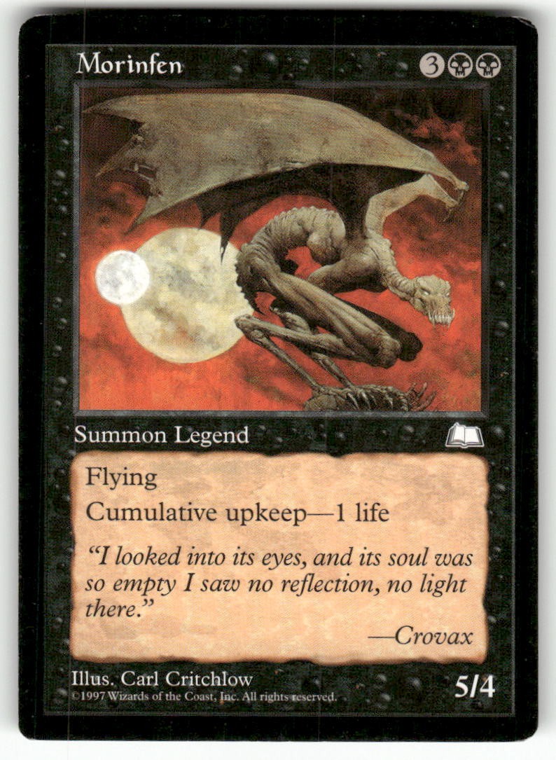 Morinfen Rare Weatherlight Magic: The Gathering Lightly Played