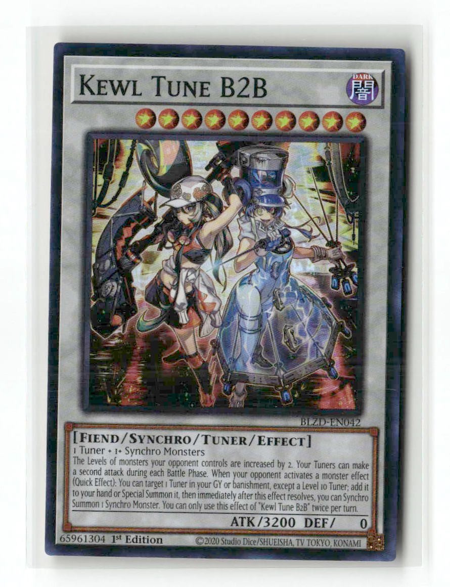 Yugioh Kewl Tune B2B BLZD-EN042 Super Rare 1st Edition NM