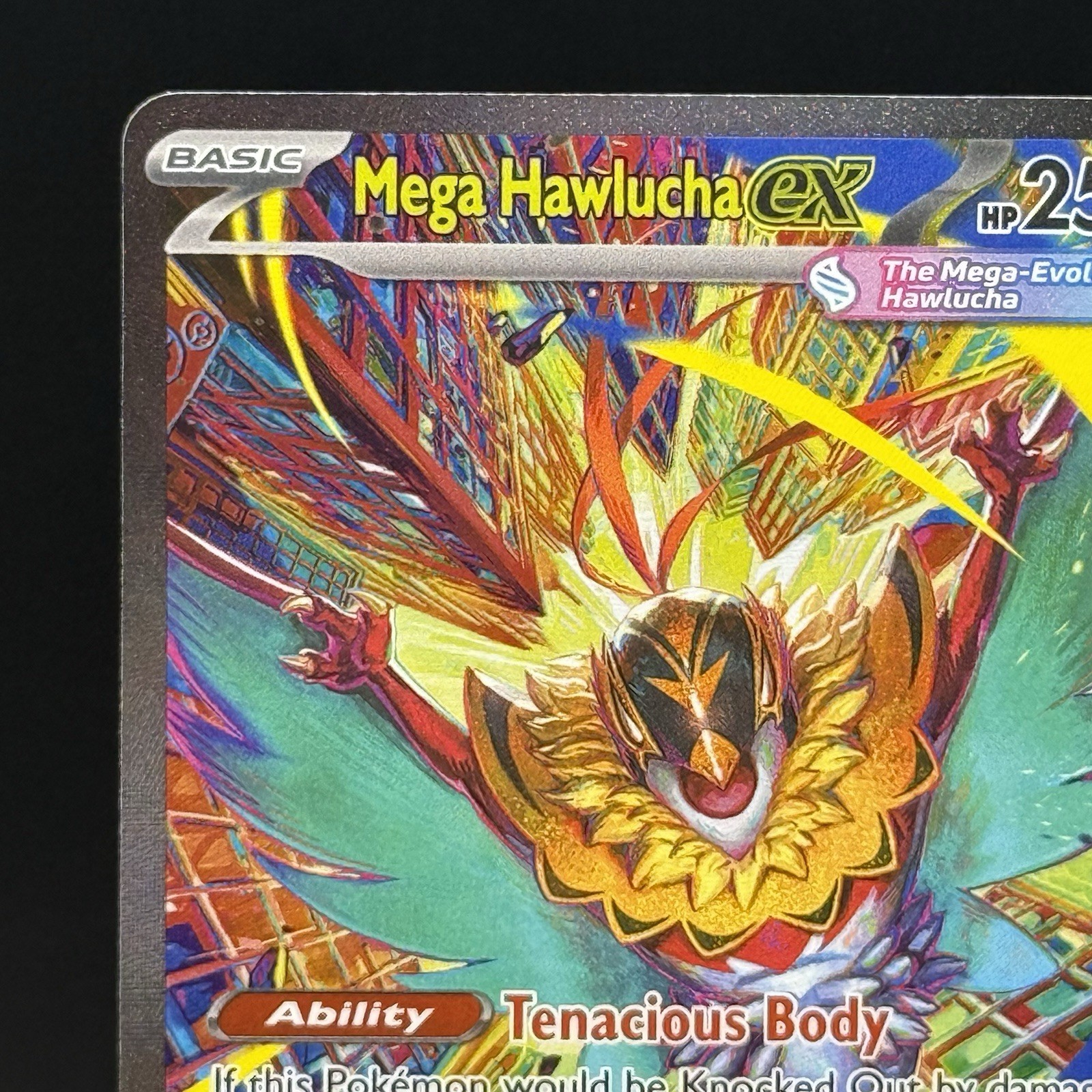 Mega Hawlucha ex 283/217 Me: Ascended Heroes Holo
