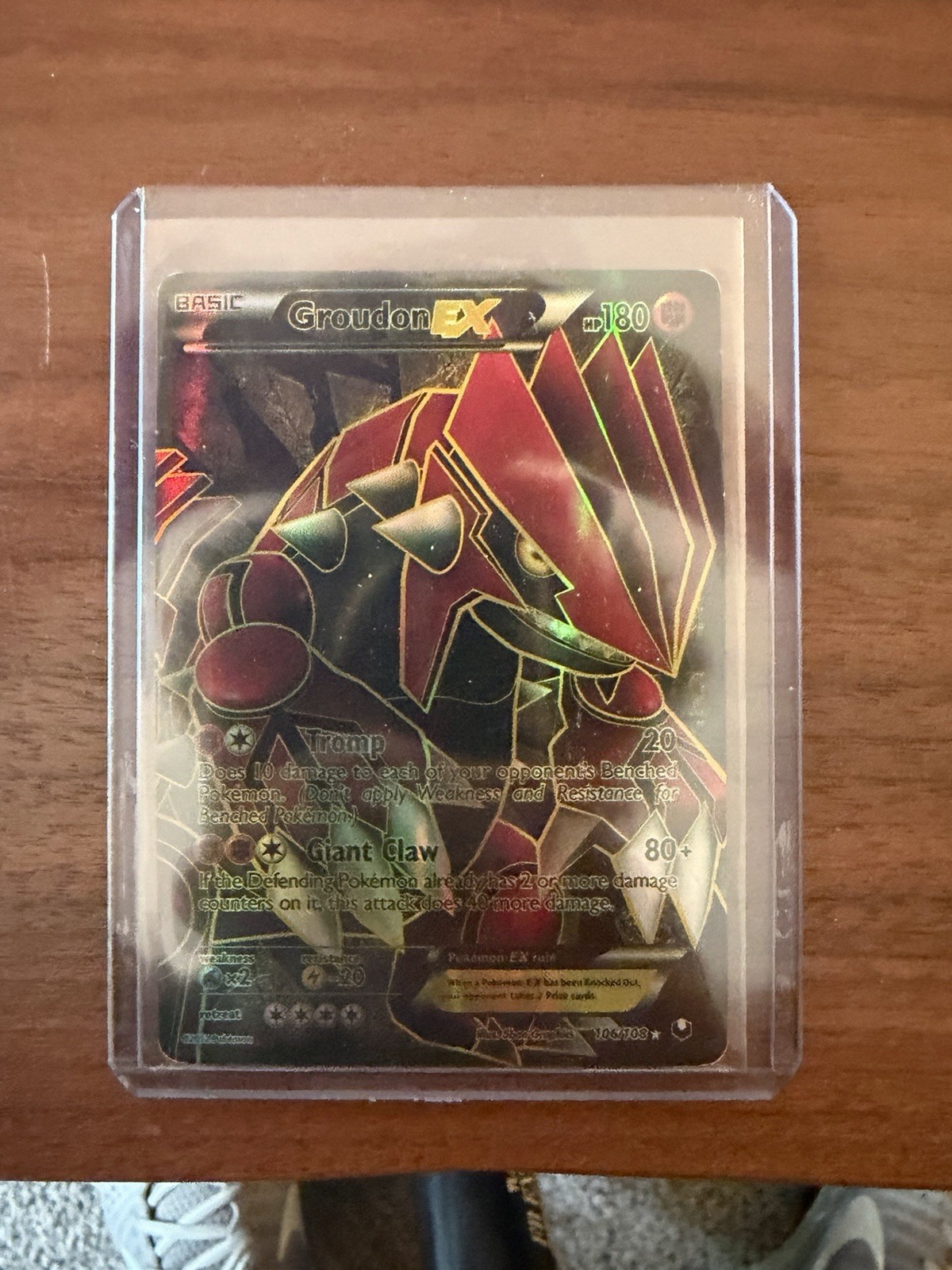 Groudon EX 106/108 (106 Full art)
