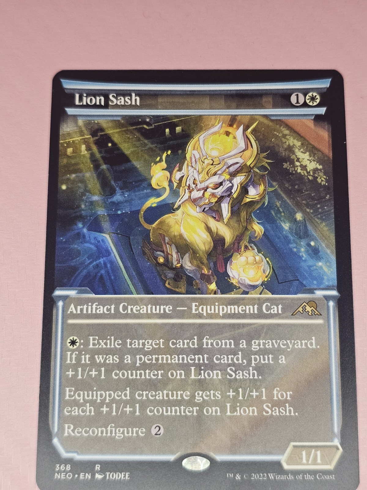 Magic TCG: Lion Sash (Showcase) Kamigawa: Neon Dynasty Regular