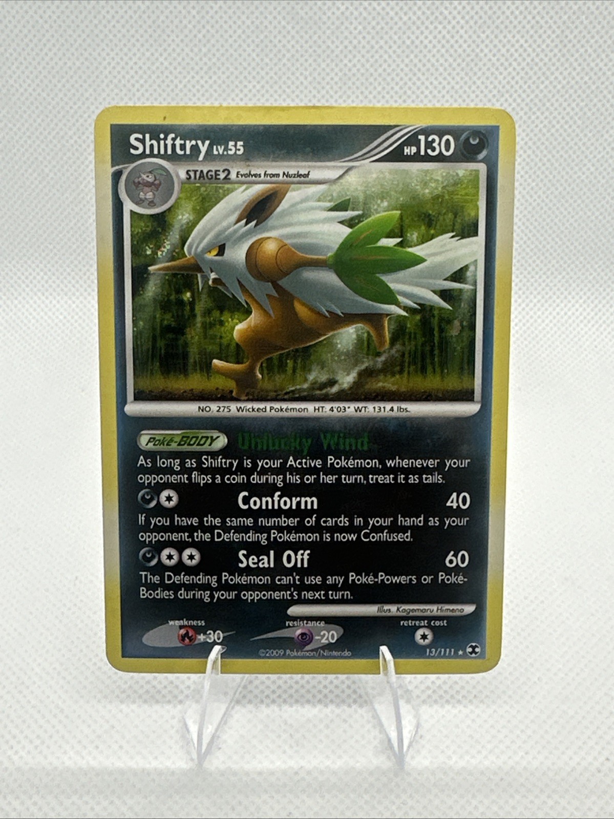 Shiftry 13/111 Holo Rare Rising Rivals Pokemon (HP)
