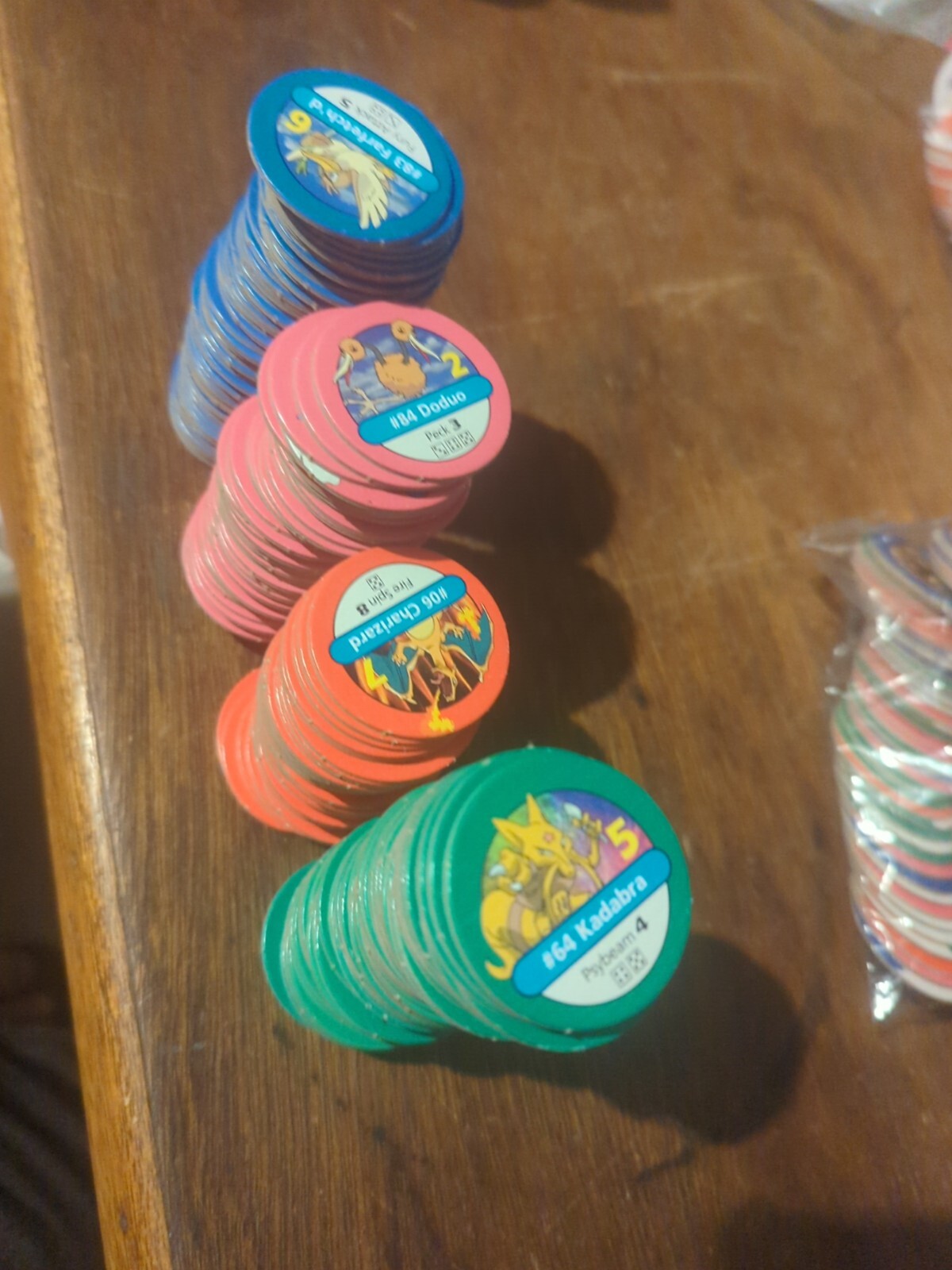 Pokemon Master Trainer Board Game Replacement Part Chips Card Coin Disc Pog Pick