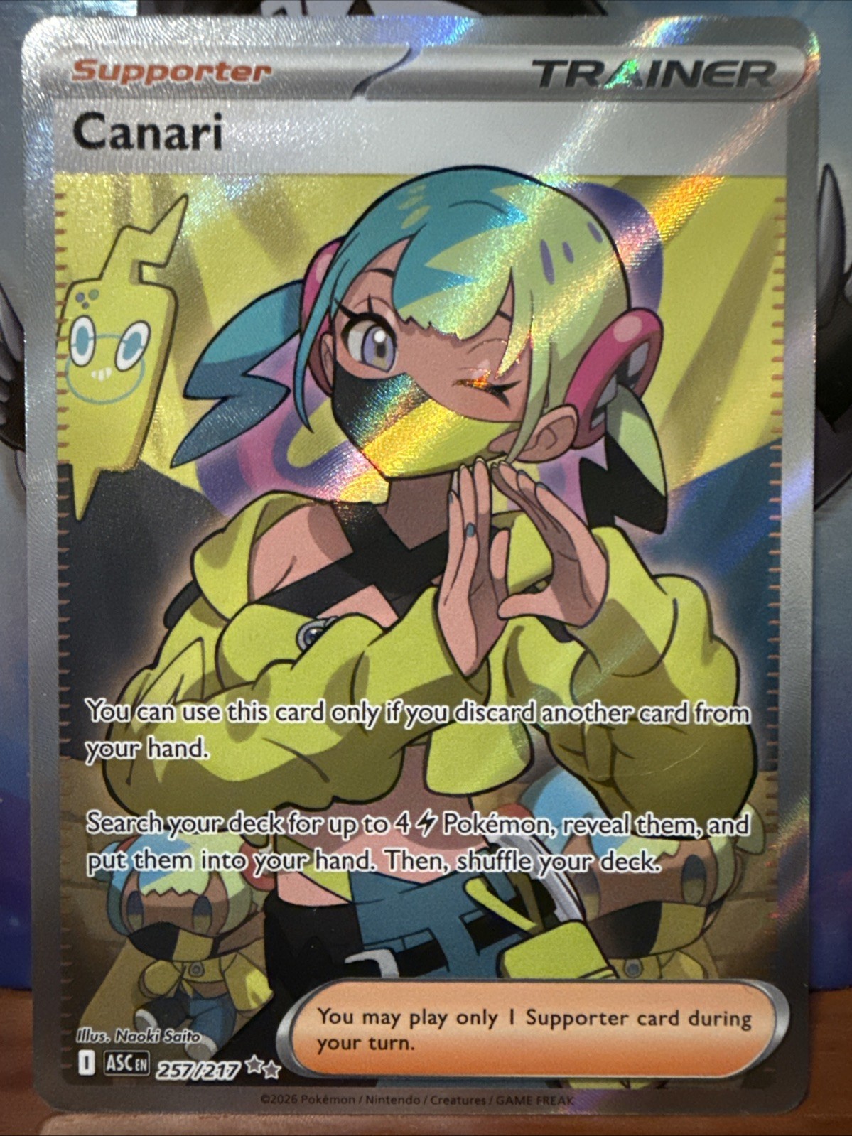 Canari 257/217 Me: Ascended Heroes Holo