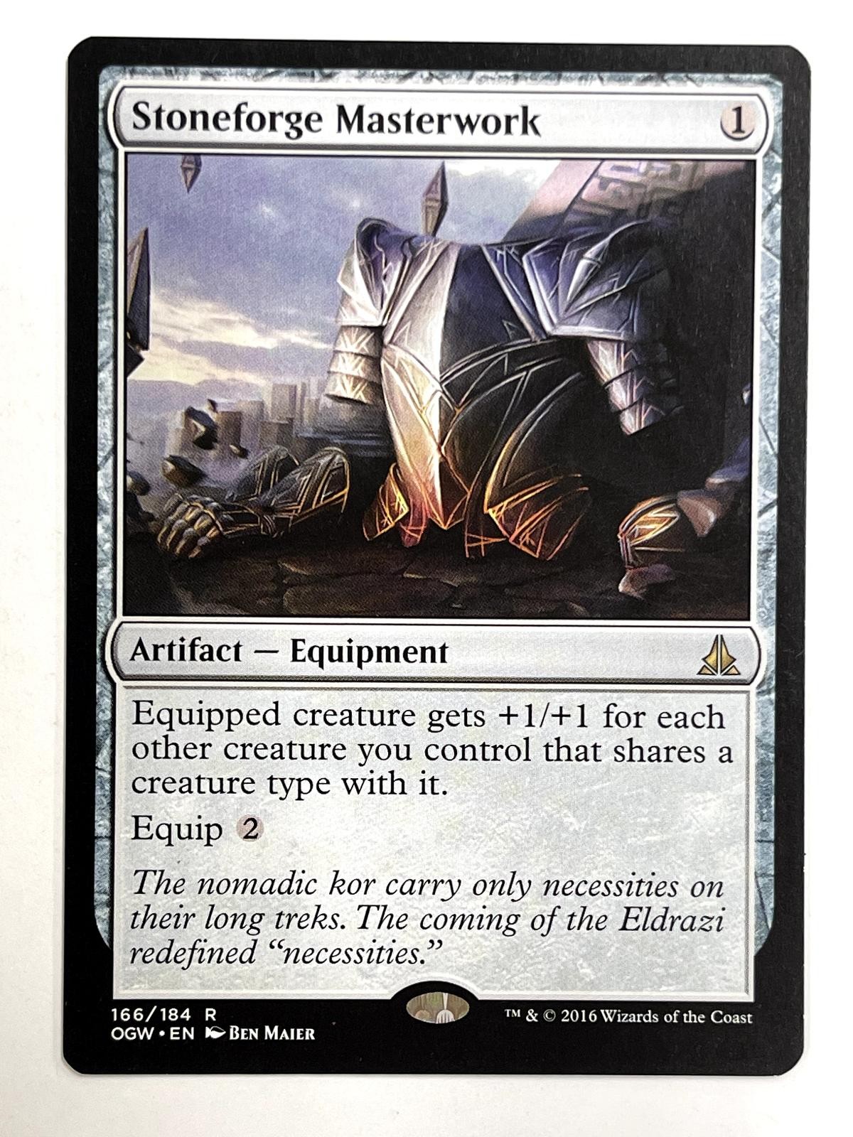 Stoneforge Masterwork 166 Rare Oath of the Gatewatch Magic: The Gathering NM