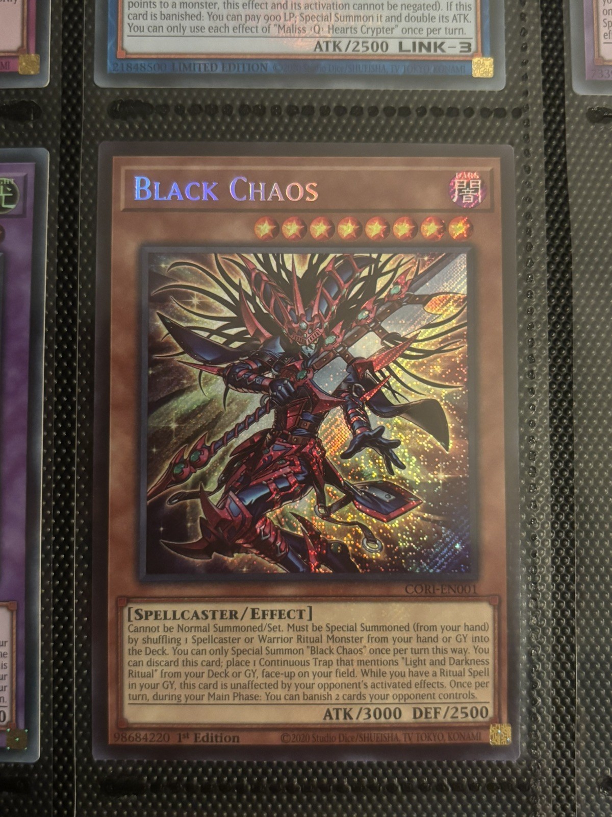 Yu-Gi-Oh! Black Chaos; Chaos Origin CORI-EN001 Secret Rare 1st Ed Foil