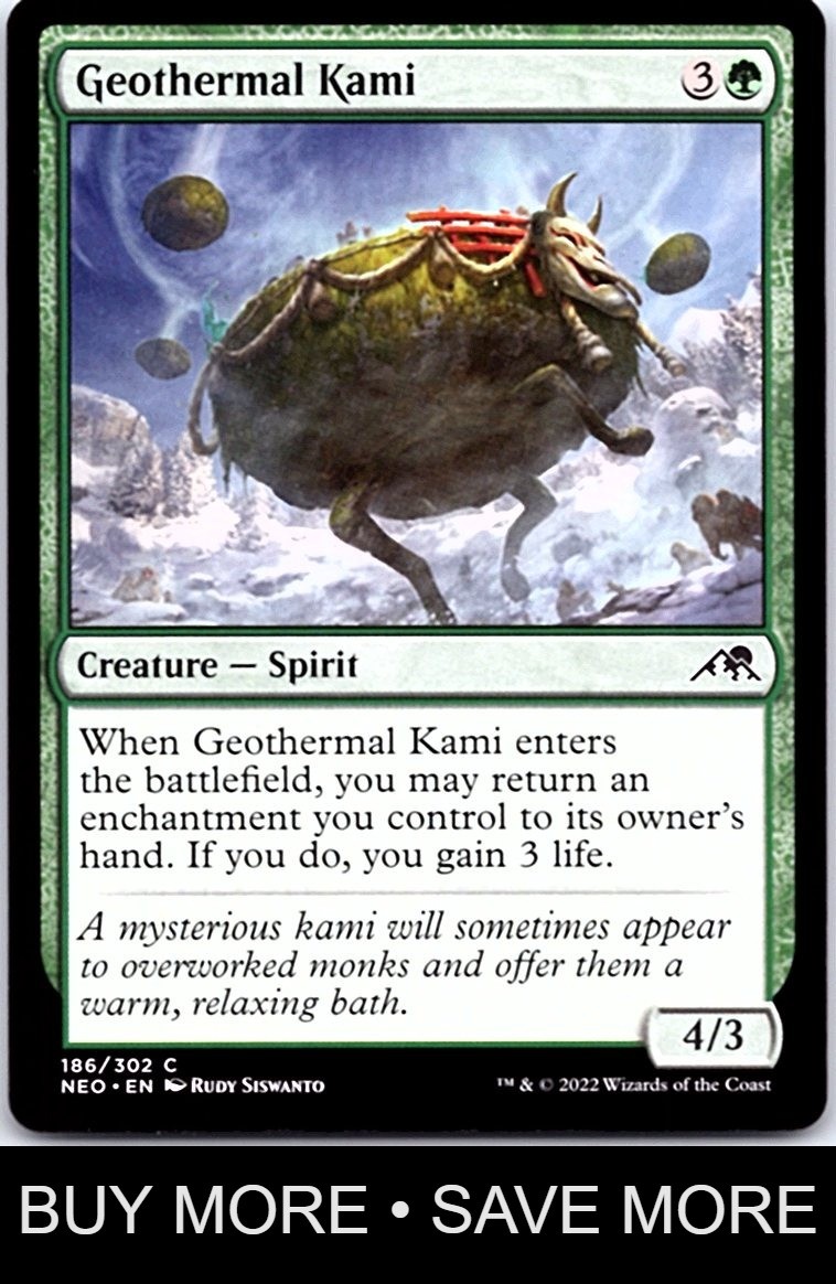 Geothermal Kami LP NEO Kamigawa: Neon Dynasty MTG