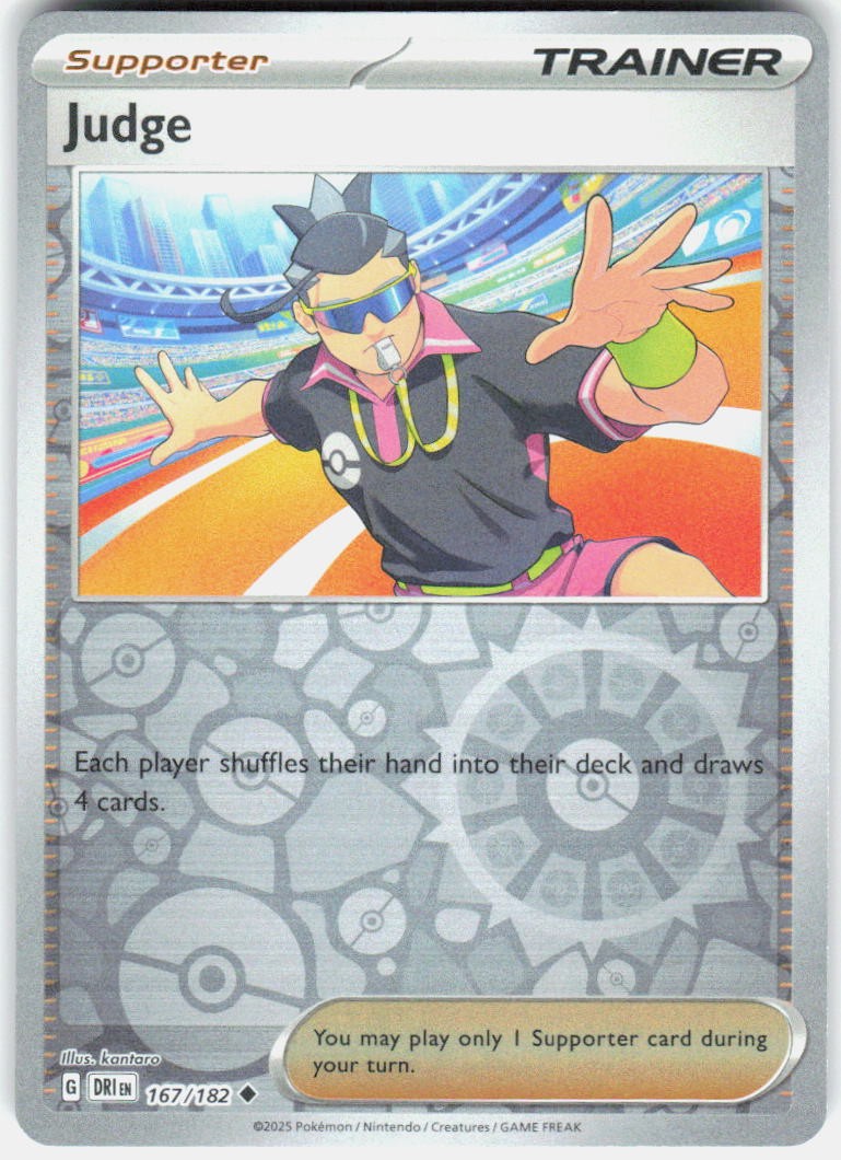 JUDGE 167/182 POKEMON UC DESTINED RIVALS KANTARO NM/M
