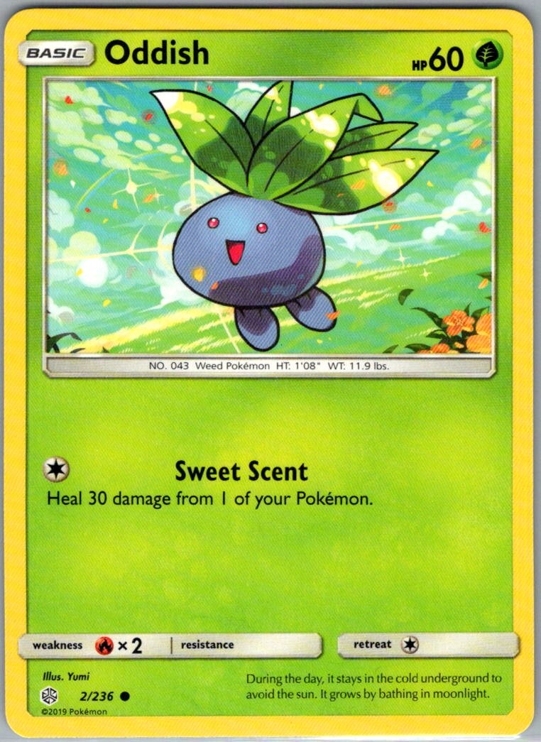 Oddish 2/236 Normal Yumi SM – Cosmic Eclipse LP-NM