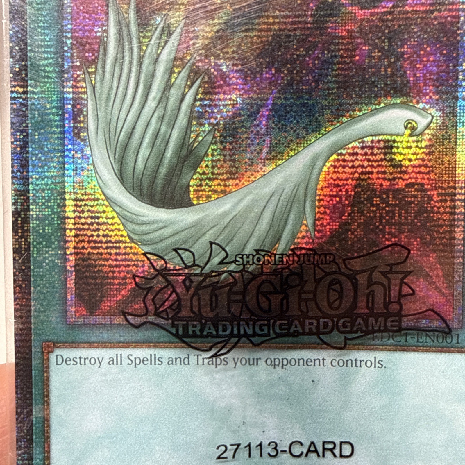 Yugioh Harpie’s Feather Duster EDC1-EN001 Quarter Century Rare SEALED