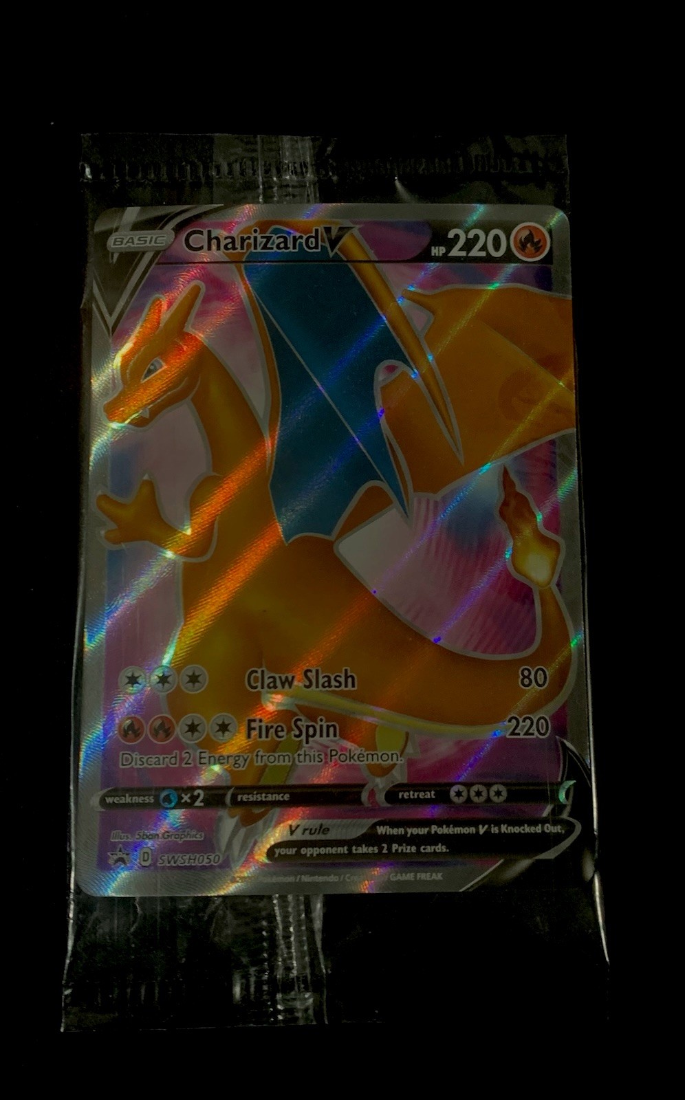 2020 | Pokémon Champions Path | Charizard V ETB Promo | SWSH050 | SEALED
