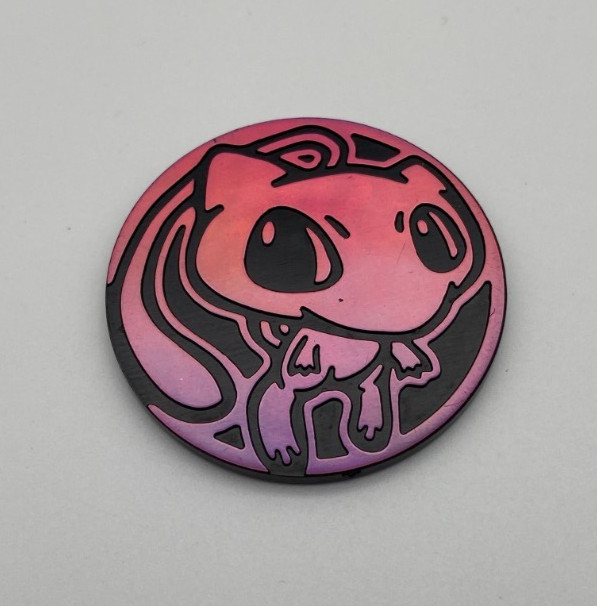 Pokémon Trading Card Game TCG Mew Plastic 3.5 mm Coin Token