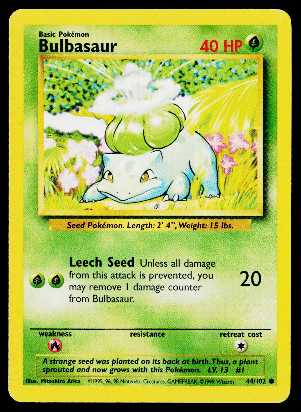 First Partner Pack #044/102 Bulbasaur