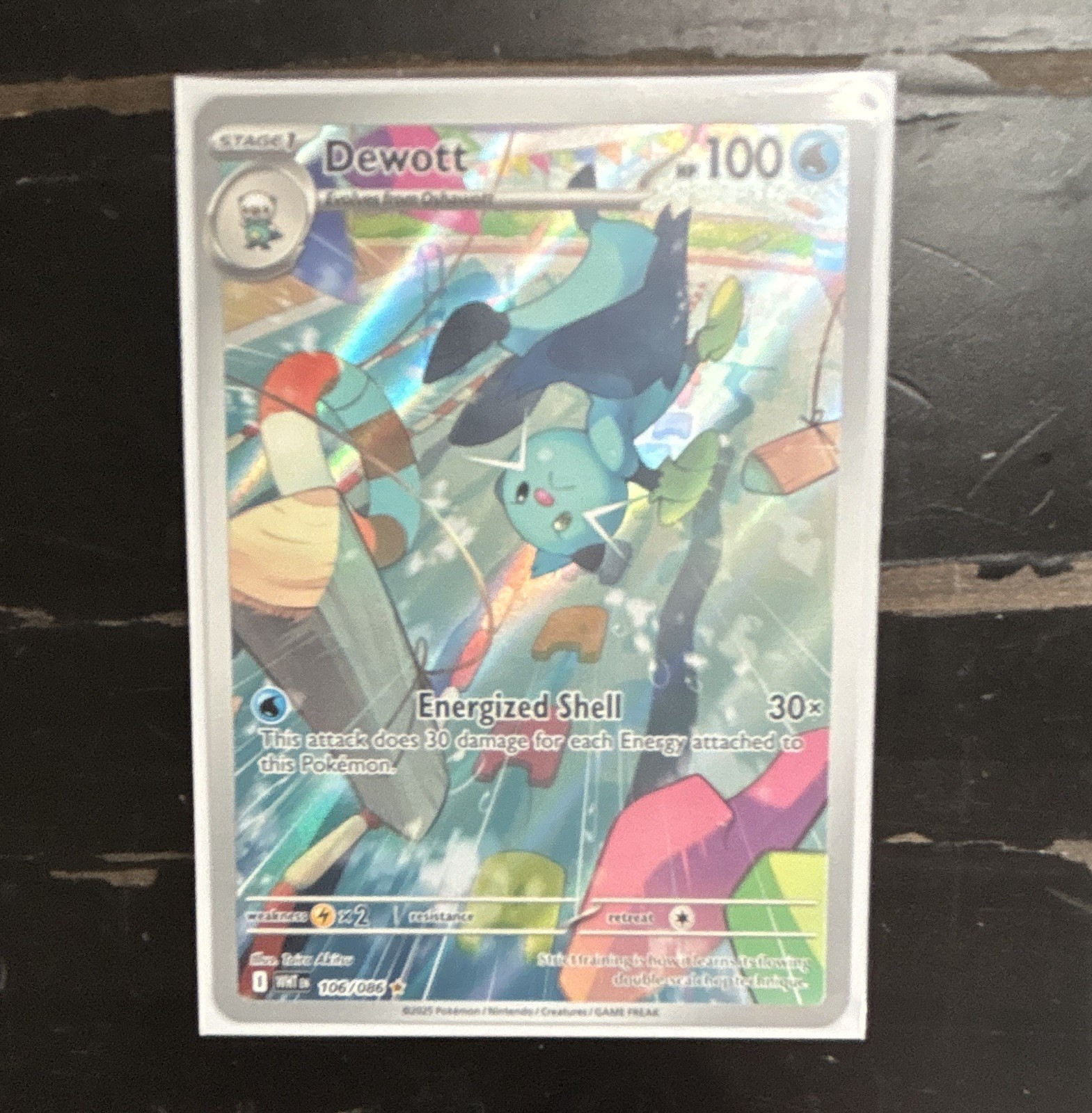 Pokemon TCG Dewott 106/113 Legendary Treasures Holo Rare English 2013 100 HP