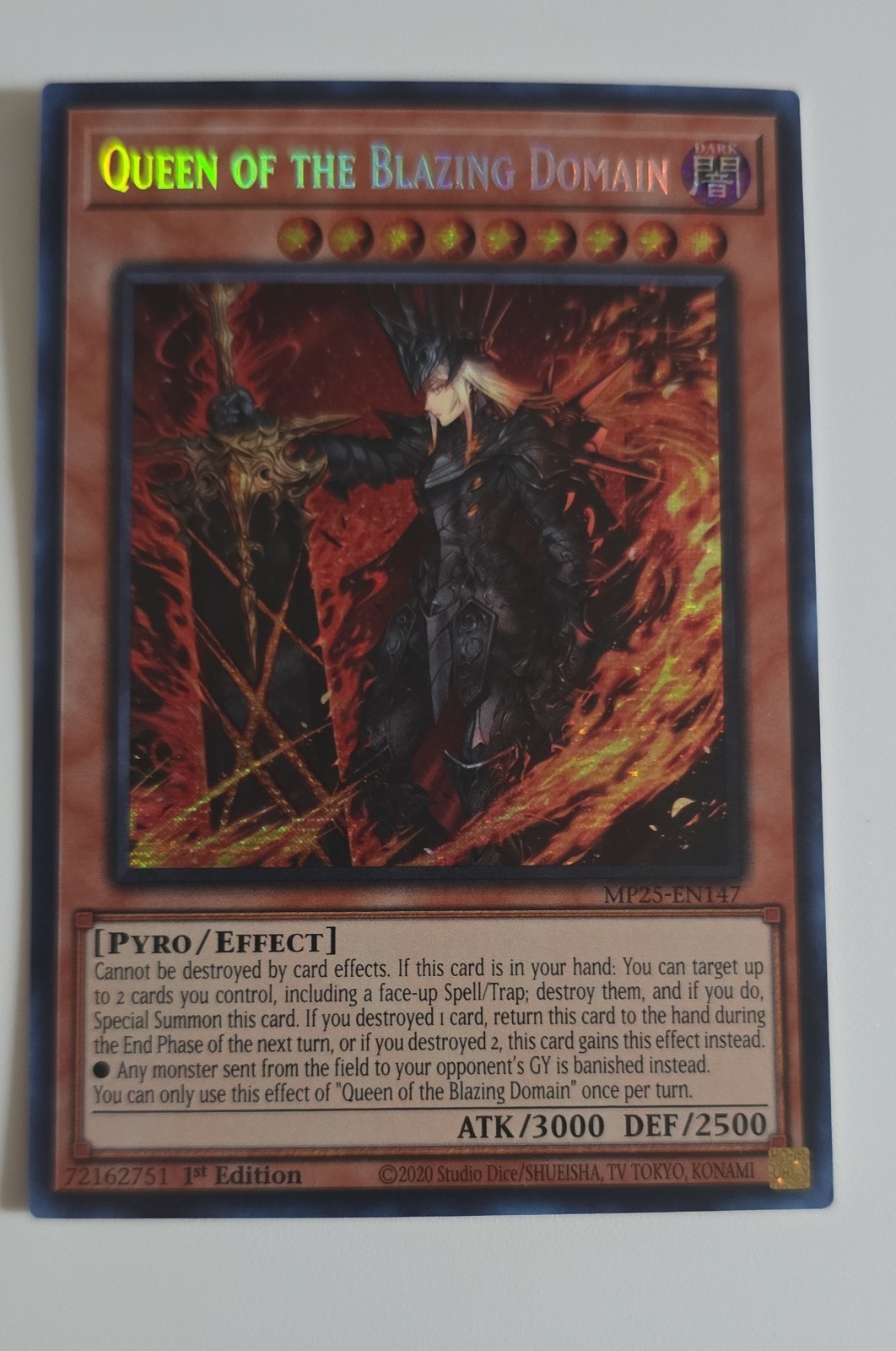 Queen of the Blazing Domain MP25-EN147 2025 Mega-Pack 1st Edition