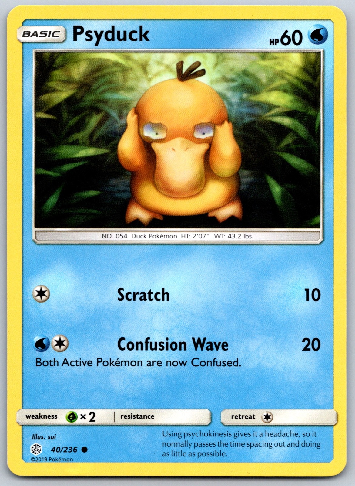 Psyduck Common sui SM – Cosmic Eclipse 40/236 NM