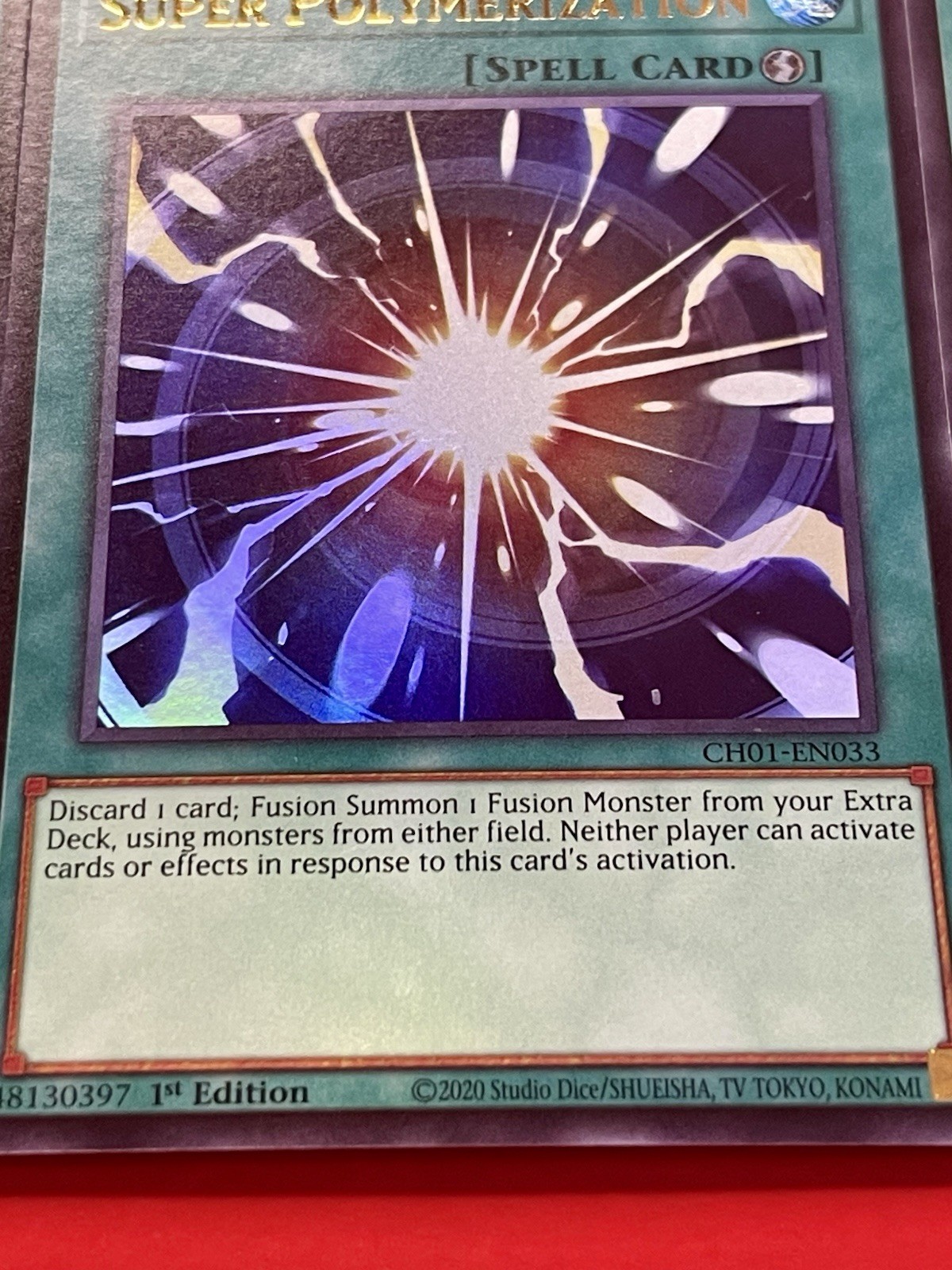 3x Super Polymerization | CH01-EN033 | Ultra Rare | NM | 1st Edition | YuGiOh!