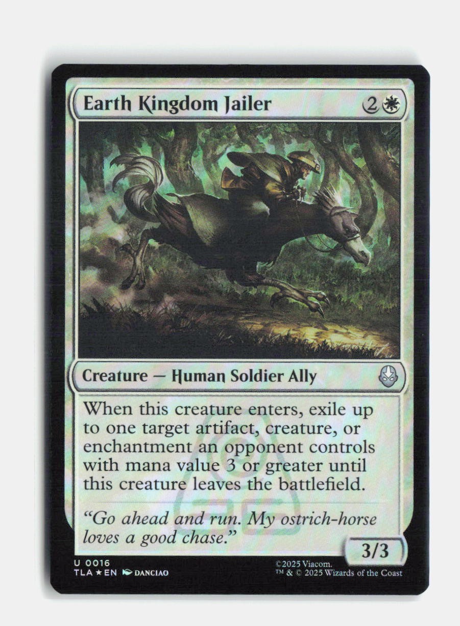 Earth Kingdom Jailer 16 Foil Avatar: The Last Airbender MTG NM